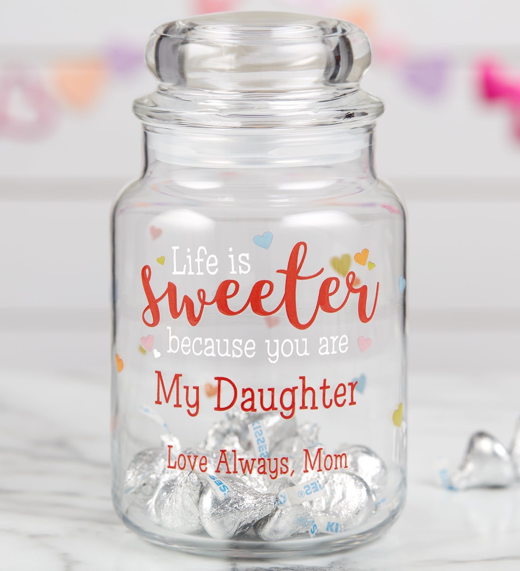 You Make Life Sweet Personalized Candy Jar